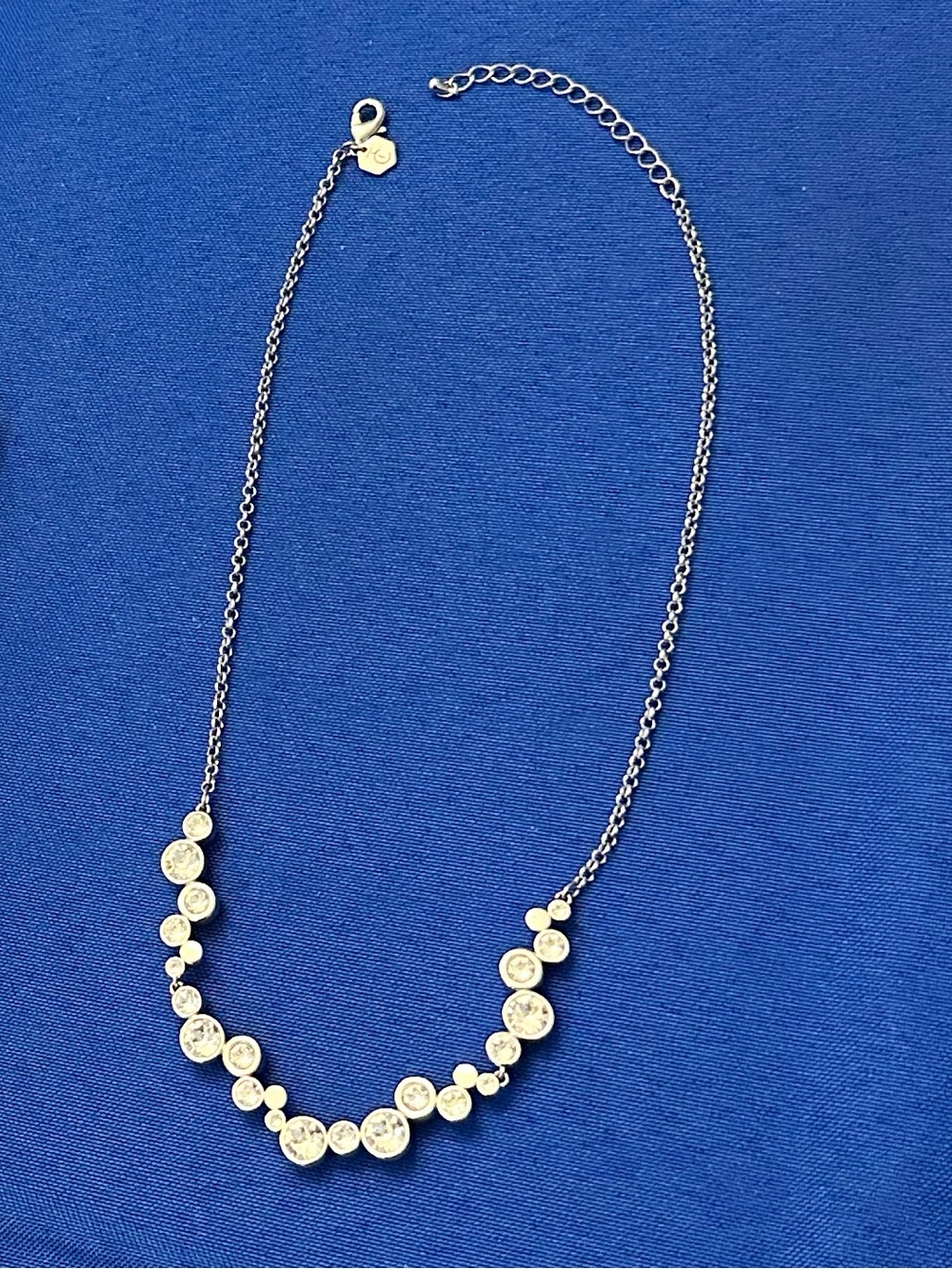 Touchstone Crystal - Elegant Clear Accent Necklace